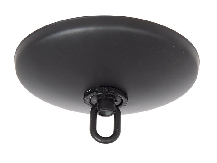 5" Diam Black Finish Modern Canopy KIT with Mounting Hardware (11834BK)