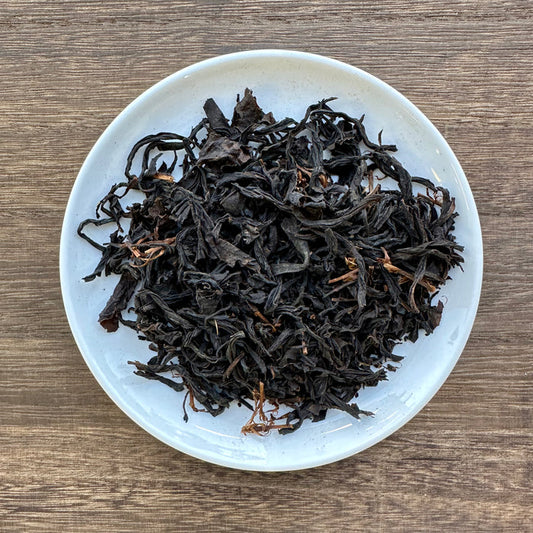 Yabukita cultivar wakocha japanese black tea, second flush summer harvest from Shizuoka, Japan
