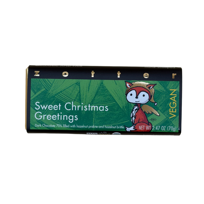 ZOTTER Sweet Christmas (Filled Chocolate Bar)