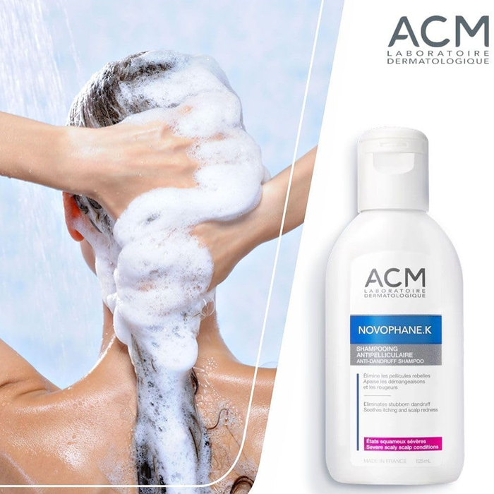 ACM Novophane K Anti-Dandruff Shampoo - 125ml, Shampoo