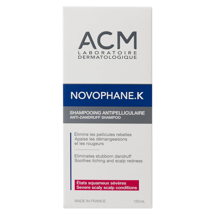 ACM Novophane K Anti-Dandruff Shampoo - 125ml, Shampoo