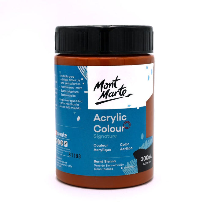 Acrylic Colour Paint Signature 300ml - Burnt Sienna