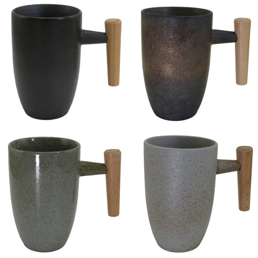 Ako mugs 350ml - assorted colours Black | tea accessories New Zealand | t leaf T