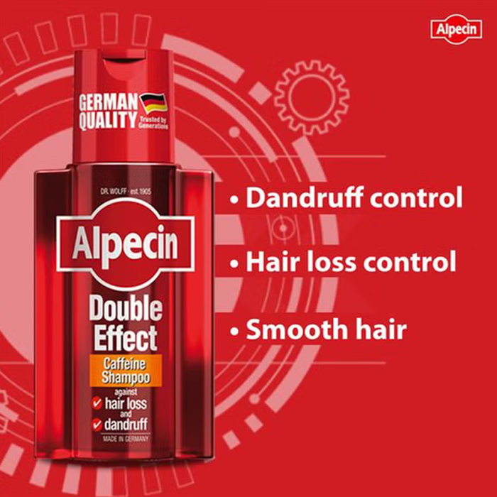 Alpecin Double Effect Caffeine Shampoo - 200ml, Shampoo