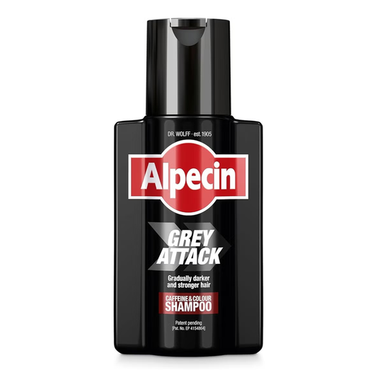 Alpecin Grey Attack Caffeine & Colour Shampoo for Men - 200ml, Shampoo