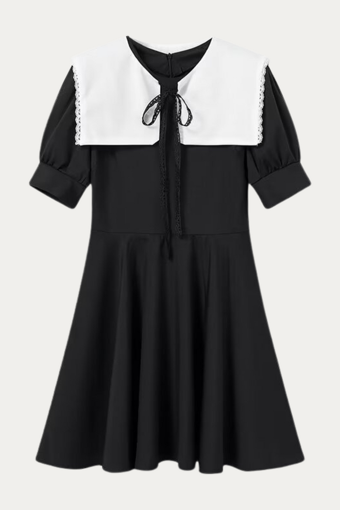 Alvin Puff Sleeve Short Dress