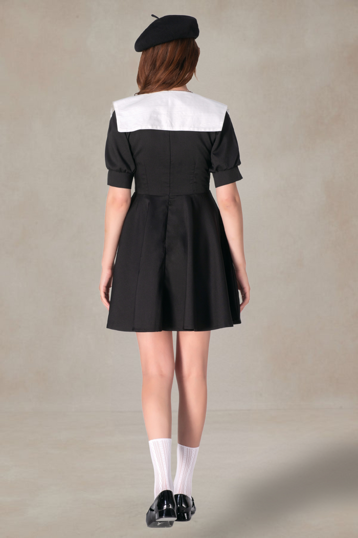 Alvin Puff Sleeve Short Dress