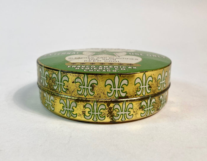 Antique Art Deco FRANCO-AMERICAN BEAUTIGIENE Cosmetic Tin, Health, Beauty