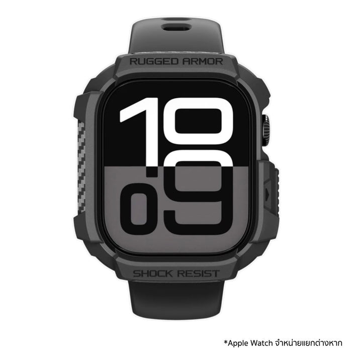 เคสกันกระแทก Apple Watch 11 (46mm) SPIGEN Rugged Armor 2 - Matte Black