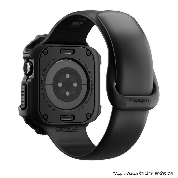 เคสกันกระแทก Apple Watch 11 (46mm) SPIGEN Rugged Armor 2 - Matte Black
