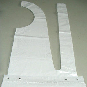 Aprons Plastic Disposable White