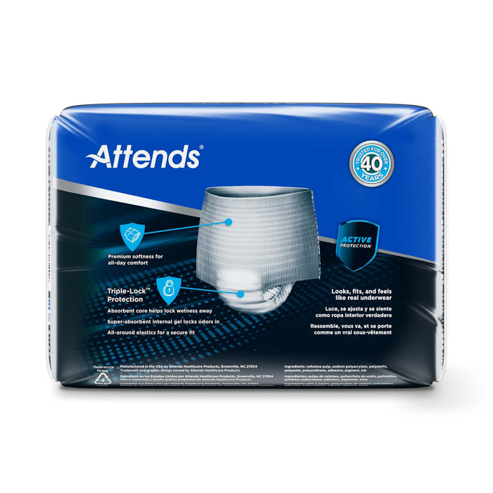 Attends Underwear For Men, Ultimate Absorbency - ADUM15-Pack - LL Medico