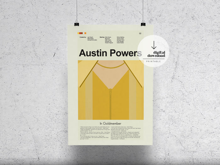 Austin Powers in Goldmember | DIGITAL ARTWORK DOWNLOAD