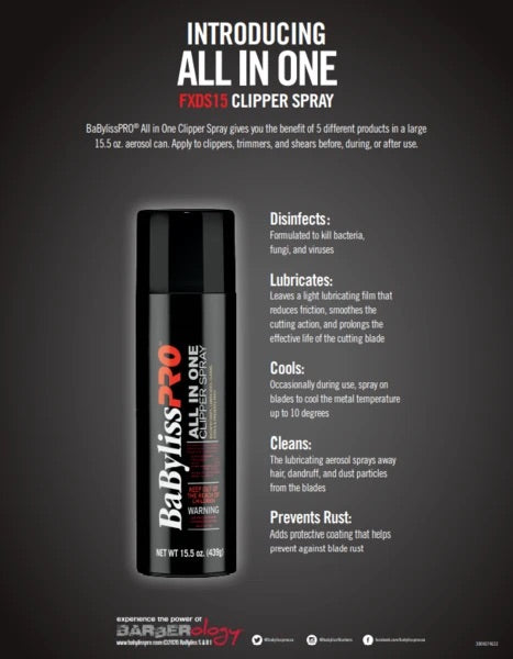 BaBylissPRO® All in One Clipper Spray