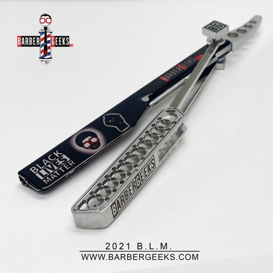 BarberGeeks 2021 BLM Straight Razor
