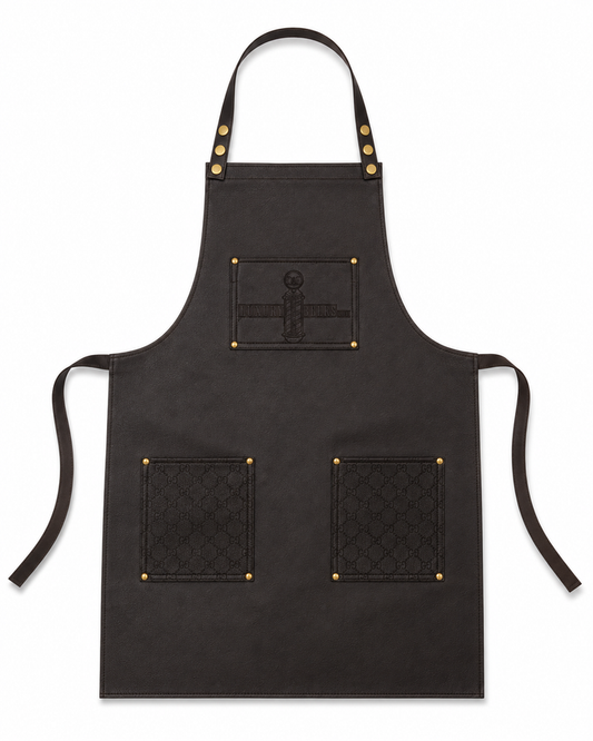 BarberGeeks "Luxury Life" Apron - Dark Brown