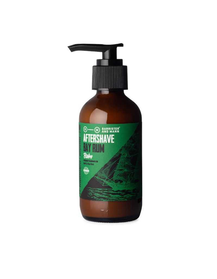 Barber and Mann Bay Rum After Shave Balm bottle