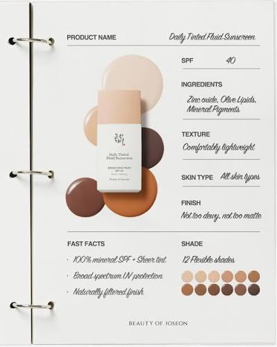 Beauty Of Joseon Daily Tinted Fluid Sunscreen MY210