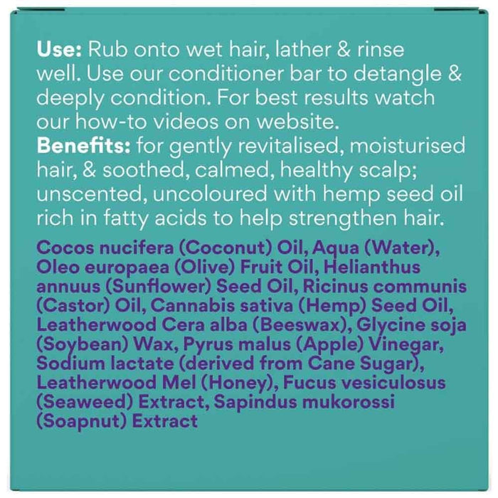 Beauty & the Bees Shampoo Bar - Hemp & Honey