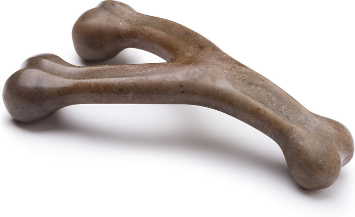 Benebone Flavored Wishbone Tough Dog Chew Toy