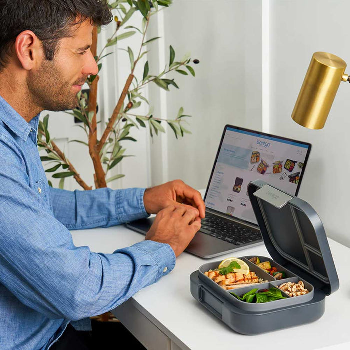 Bentgo Modern Leak Resistant Bento Lunchbox - Dark Grey