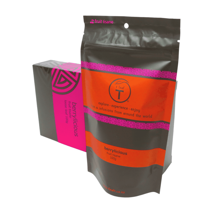 Berrylicious Gift Box detail view | tea gift New Zealand | t leaf T
