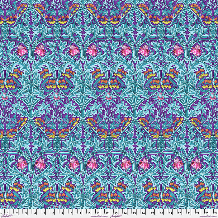 Bluebell / Purple by Kaffe Fassett x William Morris & Co.