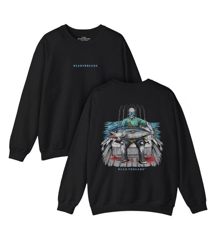 BLUEFIN BLOODBATH - “DT ESSENTIAL" CREWNECK SWEATSHIRT – Sweatshirt – Dead Threads Apparel