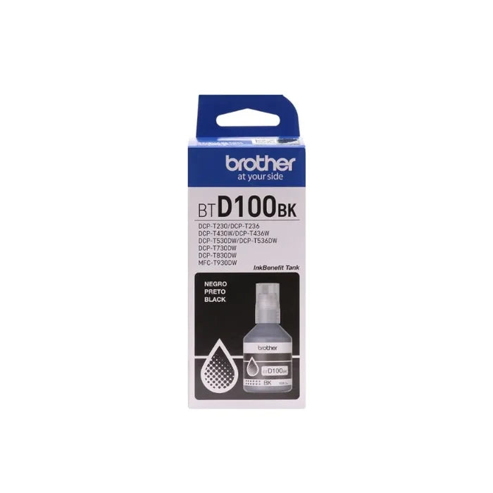 Brother BTD100 Black Original Ink Bottle - BTD100BK