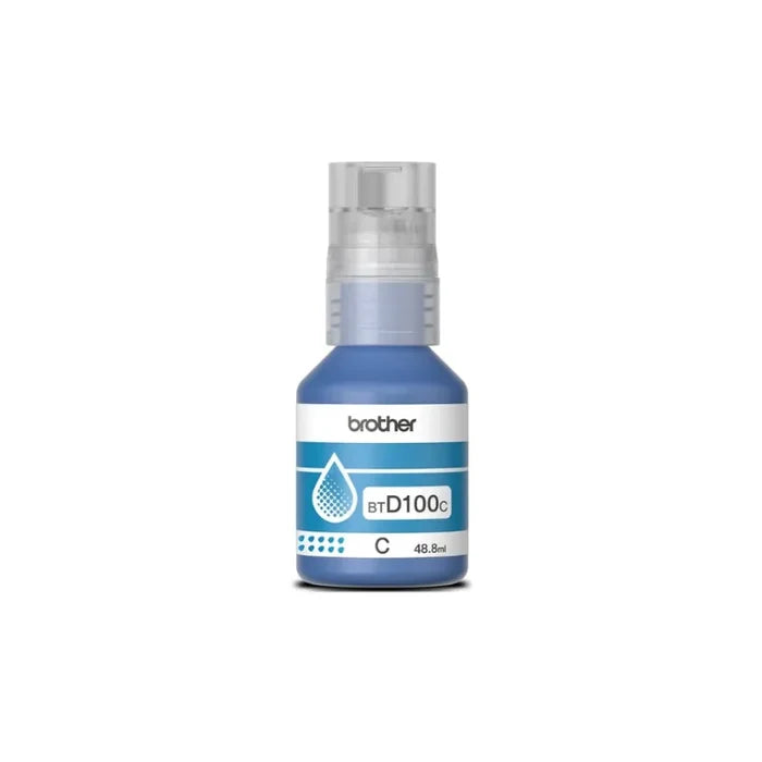 Brother BTD100 Cyan Original Ink Bottle - BTD100C
