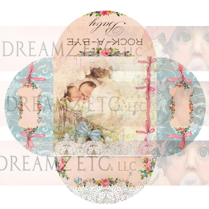 Bundle of Joy Digital Paper Collection - Digital Envelopes & Journal Cards