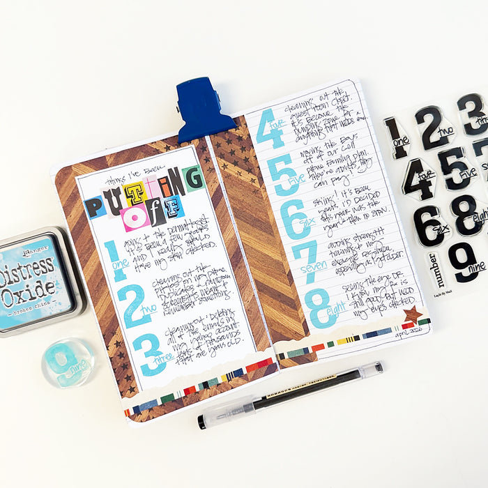 By the Numbers - Layle - 4x6 Stamp Set