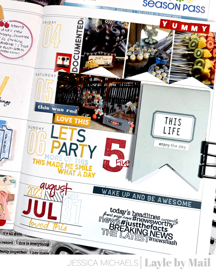 By the Numbers - Layle - 4x6 Stamp Set