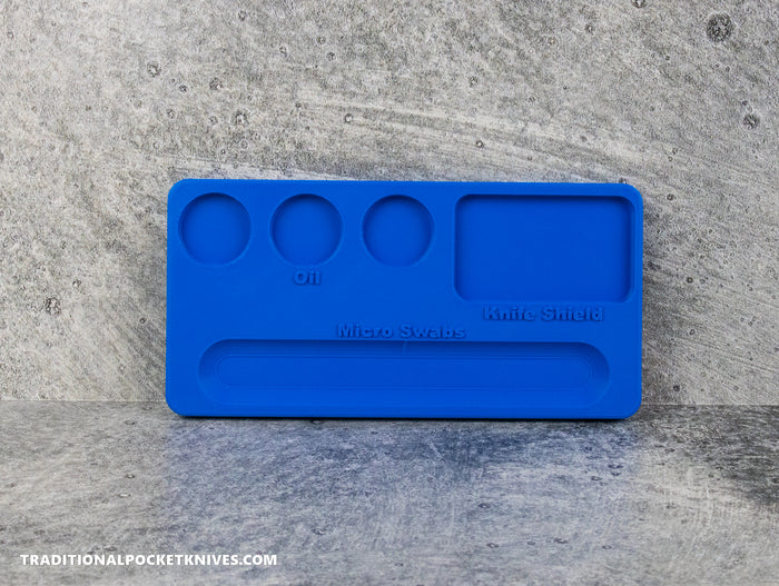 C. Risner Cutlery Cleaning Organizer Small Tray Blue