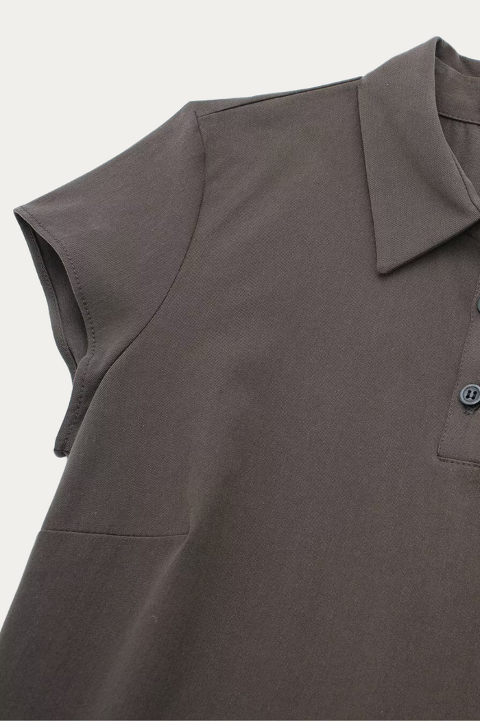 Caesar Short Sleeve Polo Dress