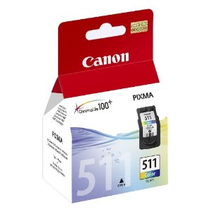 Canon CL-511 Colour Printer Ink Cartridge - 2972B001