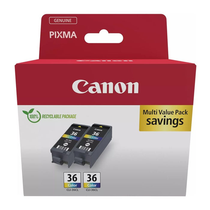 Canon CLI-36 Color Twin Pack - 1511B025
