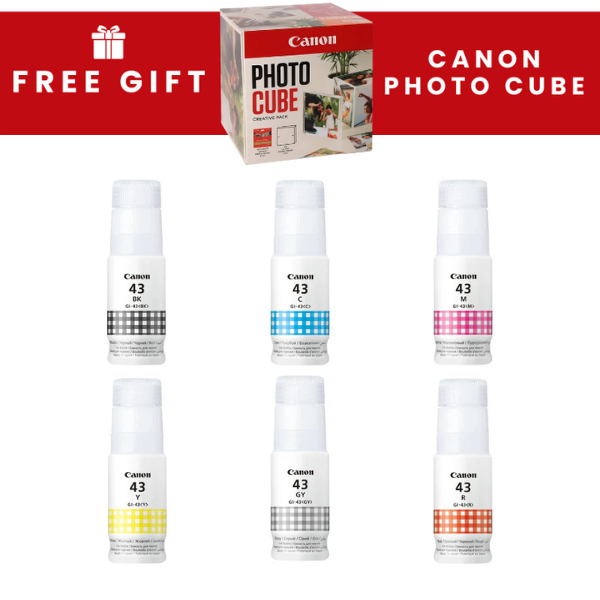 Canon GI-43 CMYKRG Original Ink Multipack - GI-43MP
