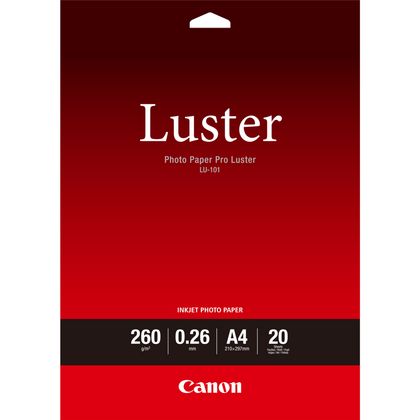 Canon LU-101 Luster Photo Paper Pro A4 - 20 Sheets - 6211B006