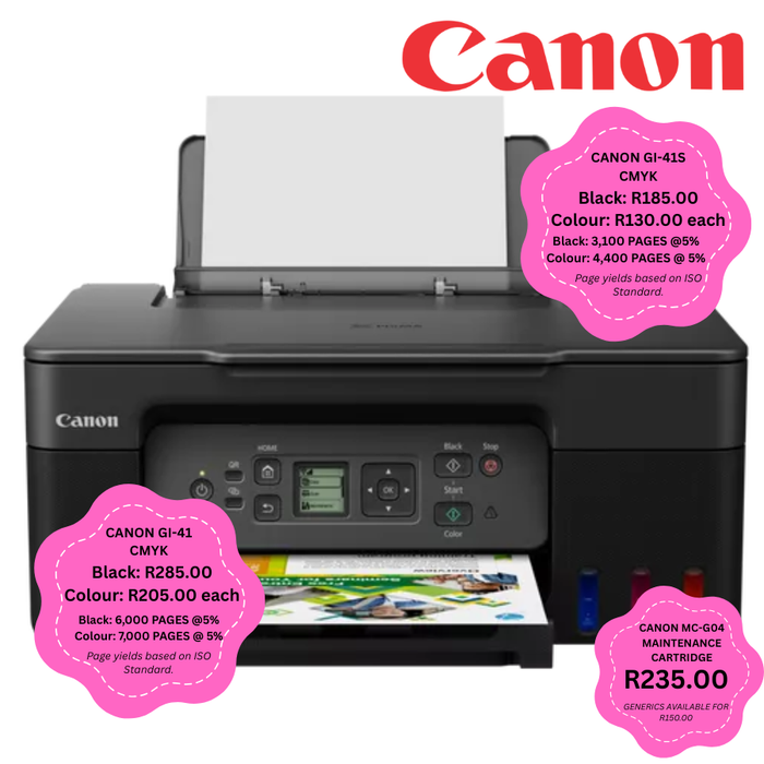 Canon PIXMA G3470 A4 Colour 3-in-1 Printer - G3470