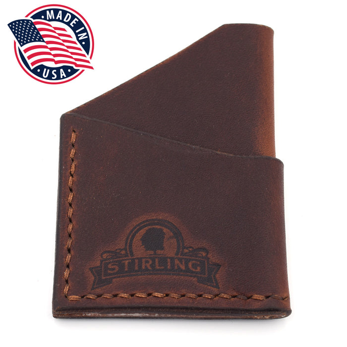 Card Wallet (Brown Threading)