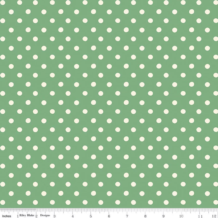 Cath Kidston® Signature Collection Button Spot Green
