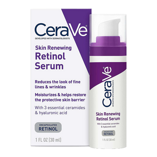 CeraVe Retinol Serum with ceramides, niacinamide and hyaluronic acid – anti-ageing care for smoother, firmer skin