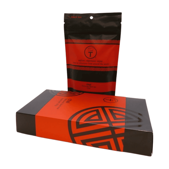 Chai Gift Box side view | tea gift New Zealand | t leaf T