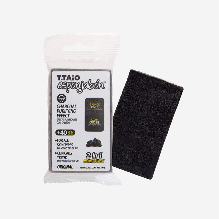 Charcoal Soap Sponge Moisturizing Effect