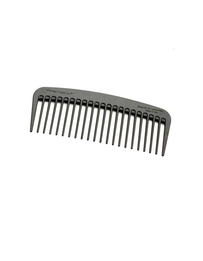 Wide tooth carbon fiber pocket comb for grooming