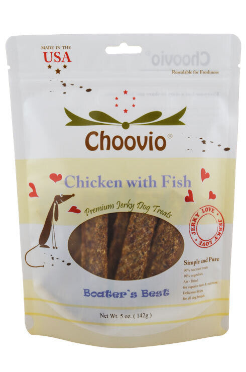 Choovio Chicken With Fish Jerky