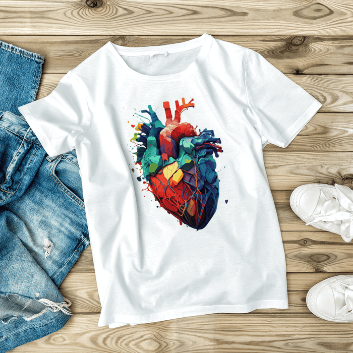 Colorful Heart Design - HeatPressNation