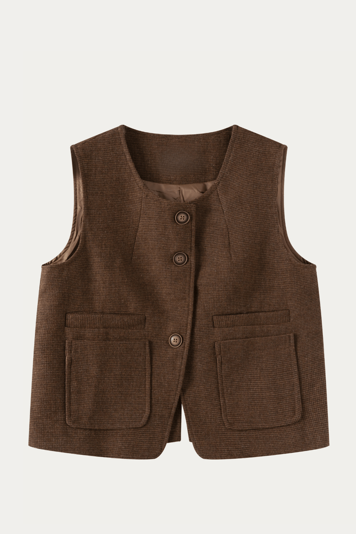 Constance Tweed Vest for Women - DAStyle