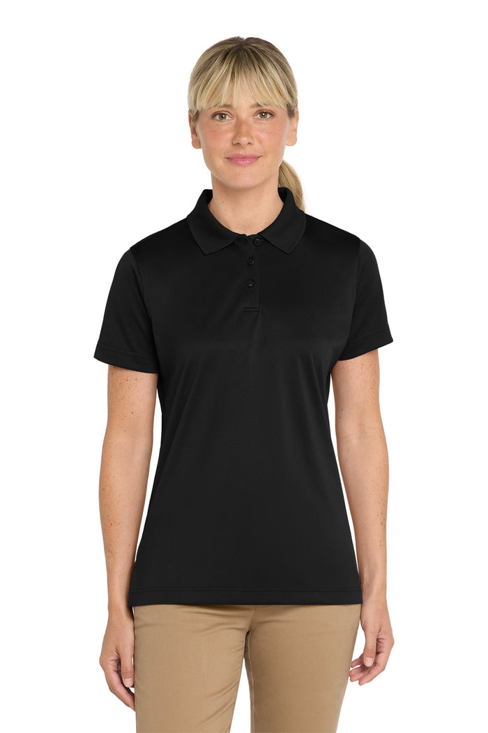 CORNERSTONE-BLACK POLO WOMEN'S